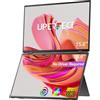 UPERFECT Delta 15.6 Dual Portable Monitor for Laptop Screen Extender 1080P HDR 360° Folding Stacked Triple Monitor with Stand for Laptop PC Phone Game Console (No Driver Needed)
