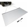 VEVOR Erpice a Catena per Prato a Traino in Acciaio Zincato 183x91,4 cm, Erpice a Catena Trainato Rete Livellatrice per Campi, Rete in Metallo Compatibile per Trattori ATV Tosaerba da Giardino