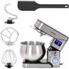 Mesko MS4228 Frullatore Impastatrice 5 Litri, Pasticceria Professionale Robot Cucina Orbitale, 6 Velocità + Funzione Pulso, Acciaio Inossidabile, Timer 2000 W