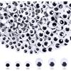 TOAOB THE ONE AND ONLY BABY TOAOB 1000 Pezzi Occhi Adesivi per Lavoretti 10mm Giocattolo Autoadesivi Wiggle Eyes Occhietti 12mm Occhi Adesivi Ovali per Bambole Pupazzi Scrapbooking Fai da Te