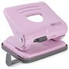 Rapesco 1358 Perforatrice a 2 Fori 825 in Metallo, Fora fino a 25 Fogli, Rosa