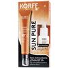 KORFF Srl Korff sun pure pack fluido viso antimacchie matt spf50+ 50 ml + hydra energy c siero glow 10 ml in omaggio