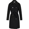Morgan 251-gselam Trench, colore: nero, taglia: 38