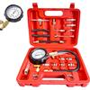 Leikurvo 0-140 PSI/10 Bar Tester per Pressione del Carburante, Manometro per Carburante, Tester per Pressione della Pompa del Carburante, Kit di Misuratore di Pressione del Carburante, Strumento
