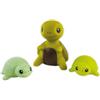 LENA Set di giocattoli da bagno per bambini con mamma e 2 bambini, 11 cm e 6 cm, in plastica