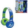 Lexibook, Toy Story, Cuffie Luminose Pieghevoli Bluetooth e cablate con Un Design 3D dell'universo di Toy Story con limitazione del Volume, Blu, HPBT015TSLXB