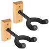 TIGER - Supporto da Parete In Legno per Ukulele, Confezione da 2