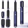 Atopskins Pro Airstyler 6 in 1 Hairstyler Spazzola Asciugacapelli Multifunzione Hair Styler Airbrush Spazzola Phon per Capelli Con Air Hair Curler Spazzola Lisciante 3 Regolazione della Temperature