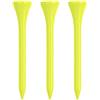 IZZO Golf A85042 - Tee da Golf in Legno, 4,4 cm, Colore: Giallo Fluo
