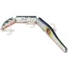 Seaspin Strega 181 - Esca Artificiale per la Pesca a Spinning, Swimbait Lipless Snodata Affondante 181 mm 23 g - Due Azioni in Una, Ancorette BKK 4X - Per Spigole Barracuda Serra Tunnidi (JCK)