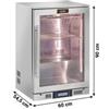 Frigo Vetrina Per Frollatura Carne +2°/+10°C 138 Lt Con Luce UVC e Umidità Regolabile