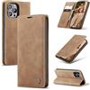 Ottcooed Cover per iPhone 13 Pro Max Custodia, Cover Pellicola a Libro Portafoglio in Pelle Porta Carte Protettiva Slot per Scheda Flip Case Wallet Case con iPhone 13 Pro Max, Marrone