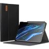 INFILAND Custodia per Samsung Galaxy Tab S9 FE/S9 2023 con Supporto per S Pen, Custodia Multi-Angolo per Galaxy Tab S9 FE 10.9 Pollici/S9 11 Pollici, [Auto Wake/Sleep], Nero