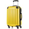 HAUPTSTADTKOFFER - Bagaglio a mano Rigida Alex, 4 Doppie ruote, Taglia 55 cm, 42 Litri, Colore Giallo