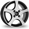 Cerchi in lega Ronal CA2 6.0x14 Jet Black-Front Cut