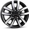 Cerchi in lega Borbet CW5 6.5x16 Black Polished Matt