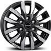 Cerchi in lega Borbet CW6 6.5x16 Black Polished Matt