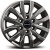 Cerchi in lega Borbet CW6 6.5x16 Mistral Anthracite Glossy