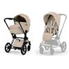 Cybex Platinum Duo Priam Telaio Matt Black Cybex New Generation - Comfort Collection Cozy Beige