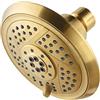 Kingston Brass KX1557 Vilbosch - Soffione doccia a 5 funzioni, 12,7 cm, in ottone spazzolato