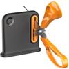 Fiskars Affilatore per Forbici, Ideale per Forbici da Cucina per Destrimani | Design Ergonomico, Almeno 55% Materiali di Recupero, 80% Corpo in ABS Rigenerato, Nero/Arancione, 1081190