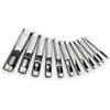 Toolzone PN104 3 - 19 mm Fustelle per fori circolari, per pelle/gomma/cartone/guarnizioni/plastica/carta - colore nero (12 pezzi)
