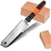 SURFOU Sega giapponese per Legno, Seghetto Manuale Piccola con Lama a dOppio Taglio, Impugnatura Antiscivolo in Acciaio al Carbonio, Perfetta per Falegnameria e fai da te SURFOU
