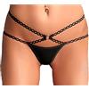 MeSeduce String Tanga Pantaloni 'Palmira 'by Slip in materiale opaco di MeSeduce Lingerie nero Red, White Large/XL, Small/Medium