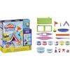Play-Doh PlayDoh F0642 Builder Kit da Campeggio per Bambini dai 5 Anni in su, con 8 Colori PlayDoh, Kit da Costruzione Fai da Te