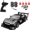 Hylukon RC Drift Auto, 2.4 GHz 1/16 Auto Telecomando, 30 km/h RC Drift Car 4WD Auto da Corsa Telecomando con Luci, Giocattolo Elettrico Regalo per Bambini RTR