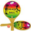 Mondo Toys 15980 Set di 2 Racchette da spiaggia con pallina di gomma, Ø 22 cm