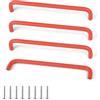 SPDYCESS 4 Pezzi Maniglie per Mobili in Alluminio 192mm Maniglia da Cucina in Metallo con Viti Pomelli per Cassetti Armadio Porta