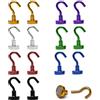 Bofanze 14 Pezzi Ganci Magnetici Extra Forti, 10KG, Calamite con Gancio Potenti Staccabili 16MM Gancio Magnetico Neodimio Colorati Piccole Magneti Resistenti con Gancio per Cucina, Soffitto, Griglia