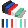 MSLHUB Set di 72 distanziatori in plastica, 28 x 100 mm, piastre in plastica, blocchi distanziatori per finestre, piastre distanziali in plastica (1-6 mm)