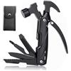 Tokaneit 12 in 1 Martello Multiuso, Pinza Multiuso con Coltello, Martello Multifunzione, Martello Multiutensile, Pinza Multiuso Campeggio, Adatto per Campeggio, Escursioni e All'aperto, con Borsa Portaoggetti