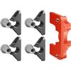 BUTTONFIX Button Fix Tipo 2 Compact Push On Staffa Connettore Push & Click x4 + 1 Marker Tool