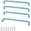 SPDYCESS 4 Pezzi Maniglie per Mobili in Alluminio 192mm Maniglia da Cucina in Metallo con Viti Pomelli per Cassetti Armadio Porta