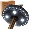 OYOCO Luce per ombrellone da patio, 3 modalità di luminosità, senza fili, 28 luci a LED a 200 lumen, 4 batterie AA, luce per ombrelloni da patio, tende da campeggio