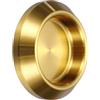 sourcing map Maniglie rotonde per porte scorrevoli in vetro, in acciaio inossidabile 304, maniglia da bagno con adesivi per doccia, balcone, ufficio, porte scorrevoli, armadi, colore: oro