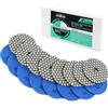 LEKOMESH Dischi Lucidatura Diamantati LEKOMESH - 8 pezzi 100MM #50 Platorelli per Lucidatura a Secco Diamantati per Granito Marmo Pietra artificiale Quarzo,Tampone di Lucidatura