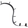 Kartell Bookworm Mensola da Parete, 7 Reggilibri, PVC, Nero