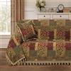 TOPLUXE Copridivano 2 3 Posti, Copridivano con Braccioli Universale Jacquard, Protezione Divano Mobili per Cani e Gatti 180x300cm (Patchwork)