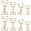 Piriuuo 100 paia di ganci da cucito e chiusura degli occhi, 3 misure, biancheria intima, gancio e chiusura degli occhi, chiusura per biancheria intima e occhi, accessori fai da te per reggiseni
