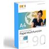 Sidi Global Market Fogli A4 90g, Carta per Stampante Laser e Inkjet, Carta Bianca per Stampare, Scrivere o Disegnare, Fogli DIN A4 210x297 mm Uso Professionale, Risma di Carta per Ufficio e Casa - SIDI (90g, 250 fogli)