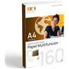 Sidi Global Market Fogli A4 160g, Carta per Stampante Laser e Inkjet, Carta Bianca per Stampare, Scrivere o Disegnare, Fogli DIN A4 210x297 mm Uso Professionale, Risma di Carta per Ufficio e Casa SIDI (160g, 100 fogli)