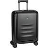 Victorinox Spectra 3.0 Expandable Global Carry-On, Valigia da Cabina Piccola, Trolley con 4 Ruote, 55 x 40 x 20 cm, 39-47 litri, Espandibile, Nero