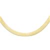 CARISSIMA Collana da Donna in Oro Giallo 9 ct, Catena a Spina di Pesce da 4,9 mm, Lunghezza 46 cm