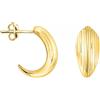 SOFIA MILANI - Orecchini da Donna in Argento 925 - Placcati in Oro - Orecchino a Perno Spazzolati - E2853