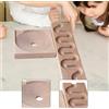 Pista per biglie, pista per palline in legno, , per palline per bambini dai 4