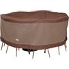 Duck Covers Ultimate Water-Resistant 62 Inch Round Patio Table & Chair Set Cover, Outdoor Table and Chair Cover